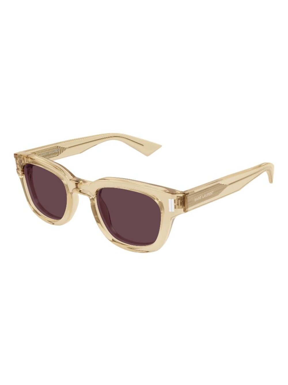 New Saint Laurent Unisex Sunglasses Yellow Purple Lens Acetate Frame SL 838 008